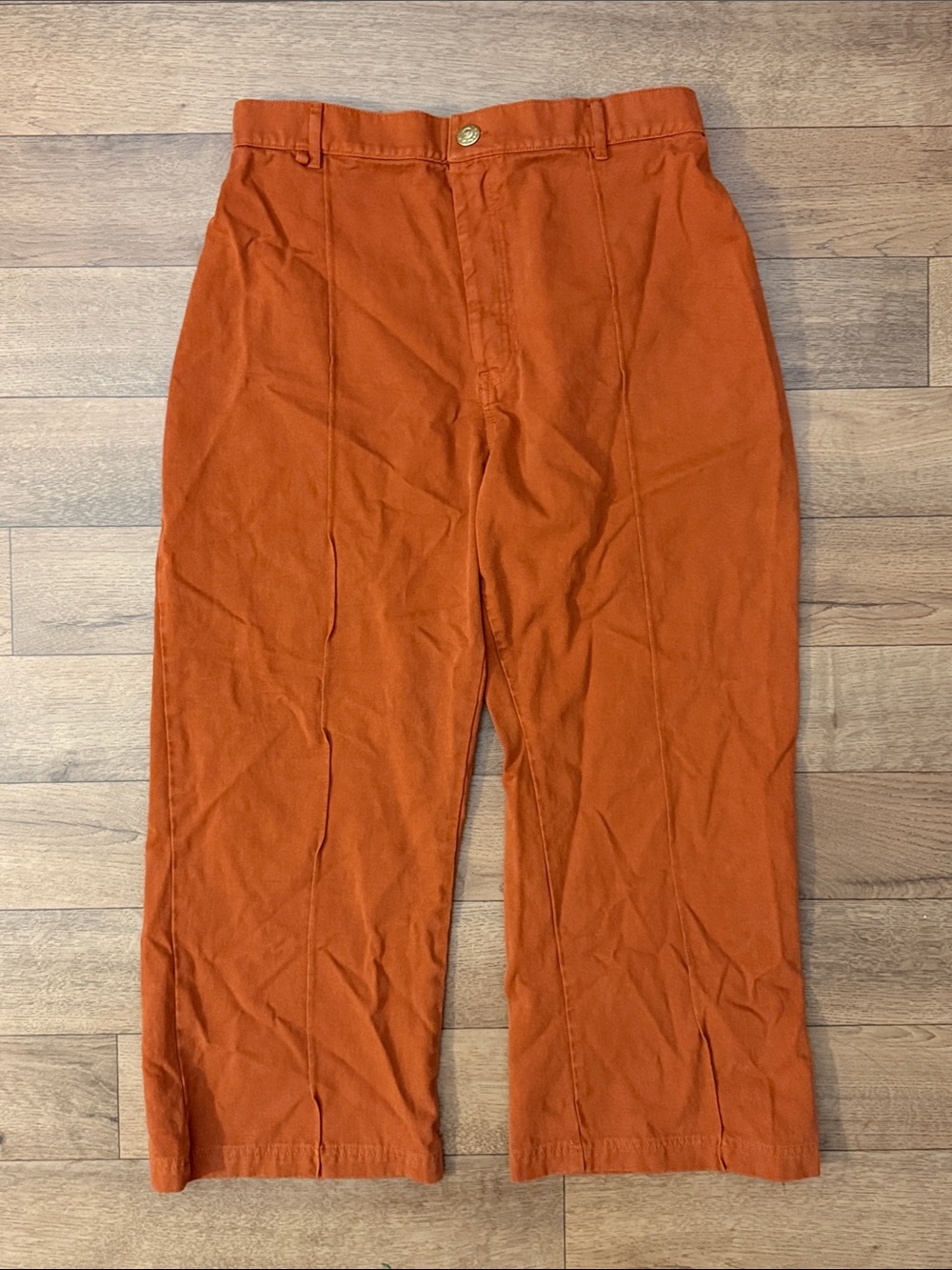 Big Bud Press Size Large Petite Western Pants Toasty Burnt Orange 100% Cotton LP